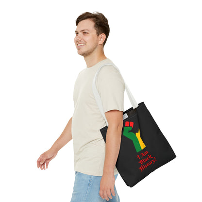 Empowering Black History Tote Bag - "I Am Black History!"