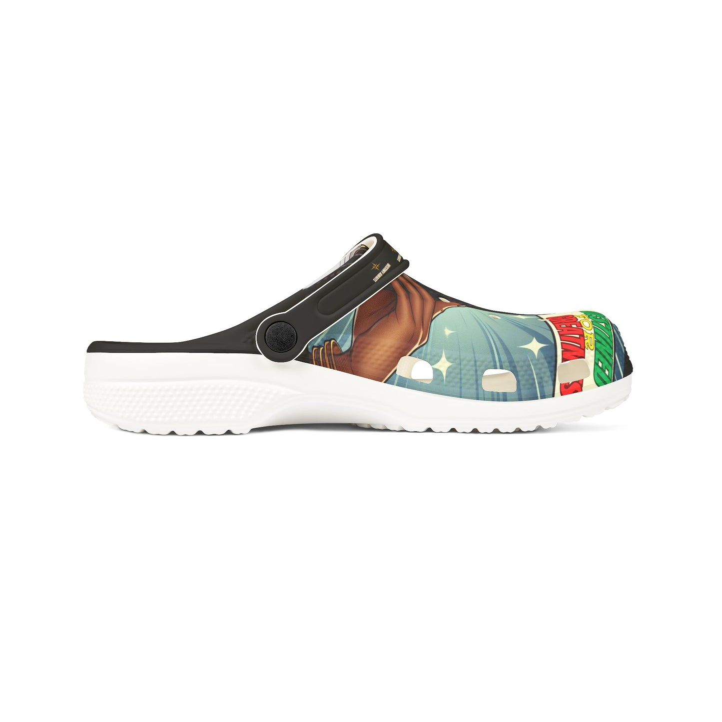 Destined For Greatness EVA Foam Rubber Shoes (AOP) #9U