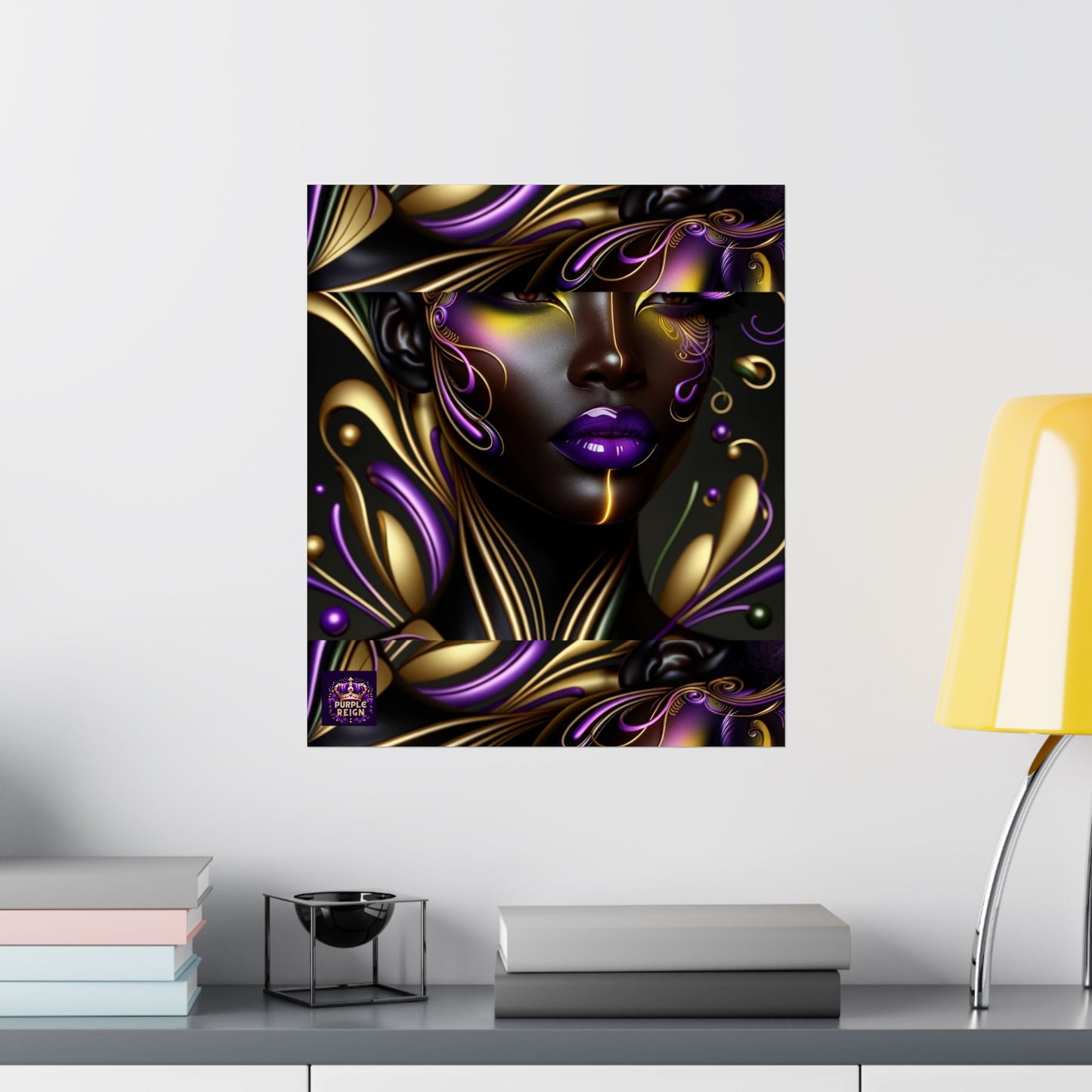 Purrple Reign Matte Vertical Posters #PR7
