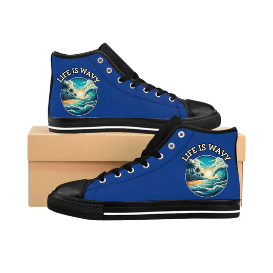 Life is Wavy Men's Classic Sneakers #LW2