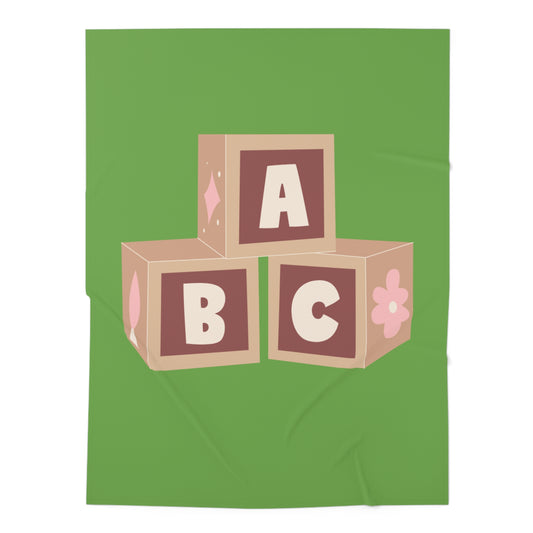 ABC Baby Swaddle Blanket #ABC1