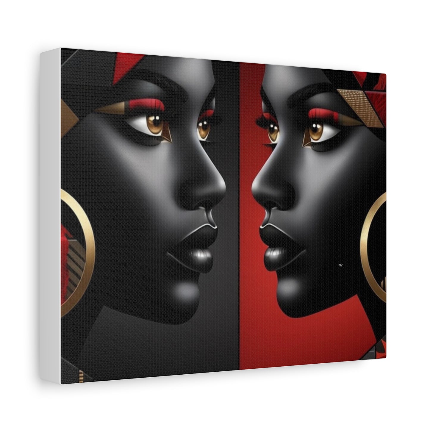 Dual Faced Matte Canvas, Stretched, 1.25" #DF1