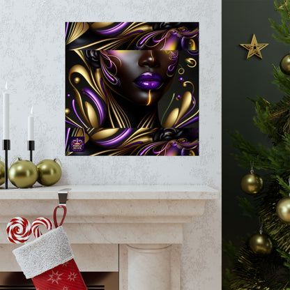 Purrple Reign Matte Vertical Posters #PR7