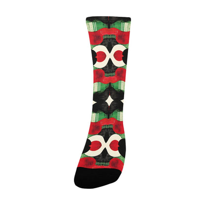 Geometric Pattern Socks for Men Women's Custom Socks