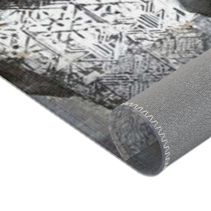 Artistic Area Rug, Bohemian Decor, Modern Home Accent, Unique Living Room Carpet, Contemporary Floor Mat, Statement Piece