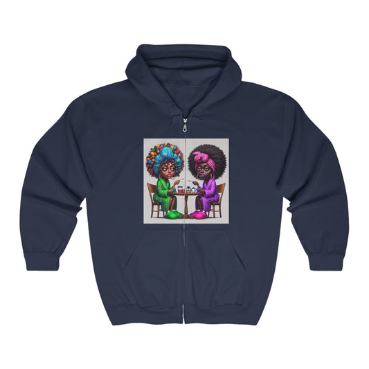 Monday Vibes Unisex Heavy Blend™ Full Zip Hooded Sweatshirt #MV7