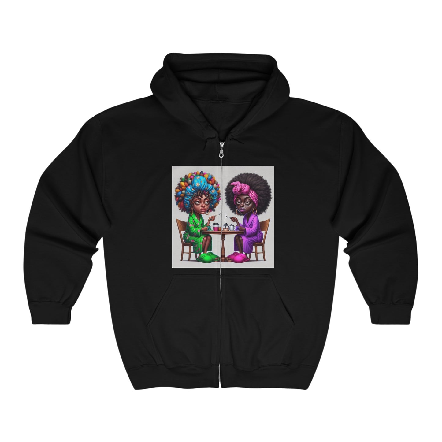 Monday Vibes Unisex Heavy Blend™ Full Zip Hooded Sweatshirt #MV7