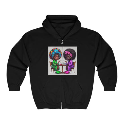 Monday Vibes Unisex Heavy Blend™ Full Zip Hooded Sweatshirt #MV7