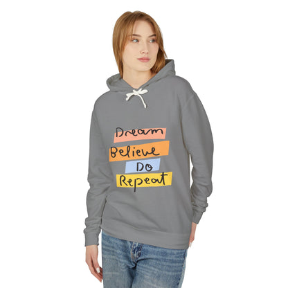 Affirmations Unisex Lightweight Hooded Sweatshirt #AU2