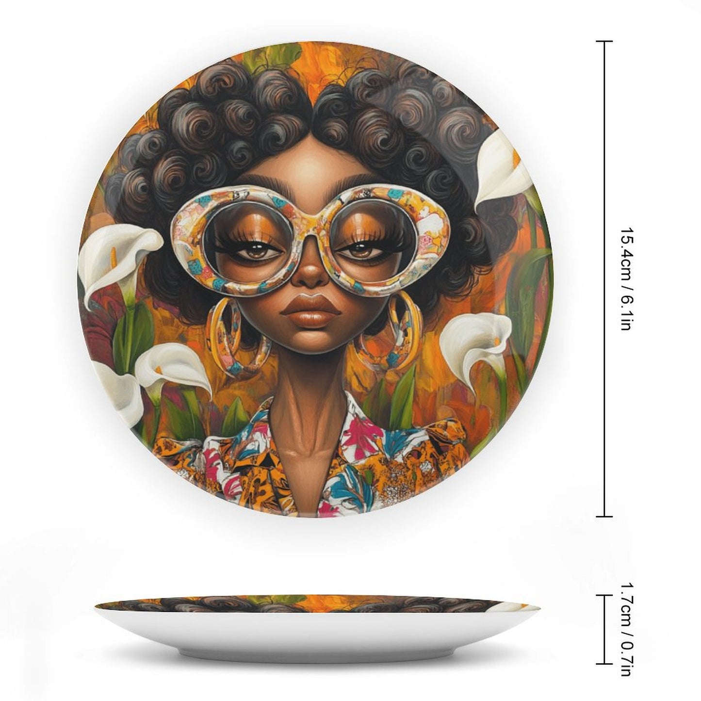 Bone China Decorative Plate