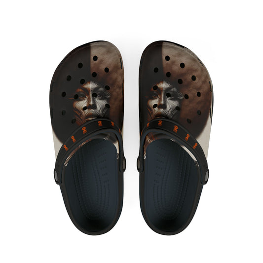 Afro Power EVA Foam Rubber Shoes (AOP) #AP11