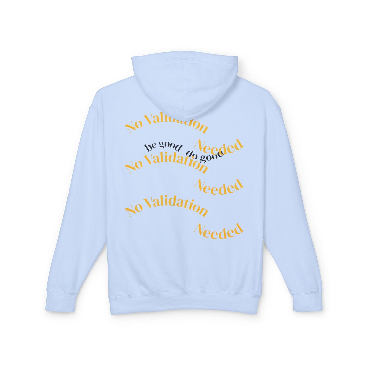 Empowering Affirmations Lightweight Hoodie, Inspirational Sweatshirt, Self Love
