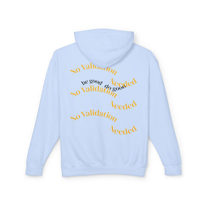 Empowering Affirmations Lightweight Hoodie, Inspirational Sweatshirt, Self Love