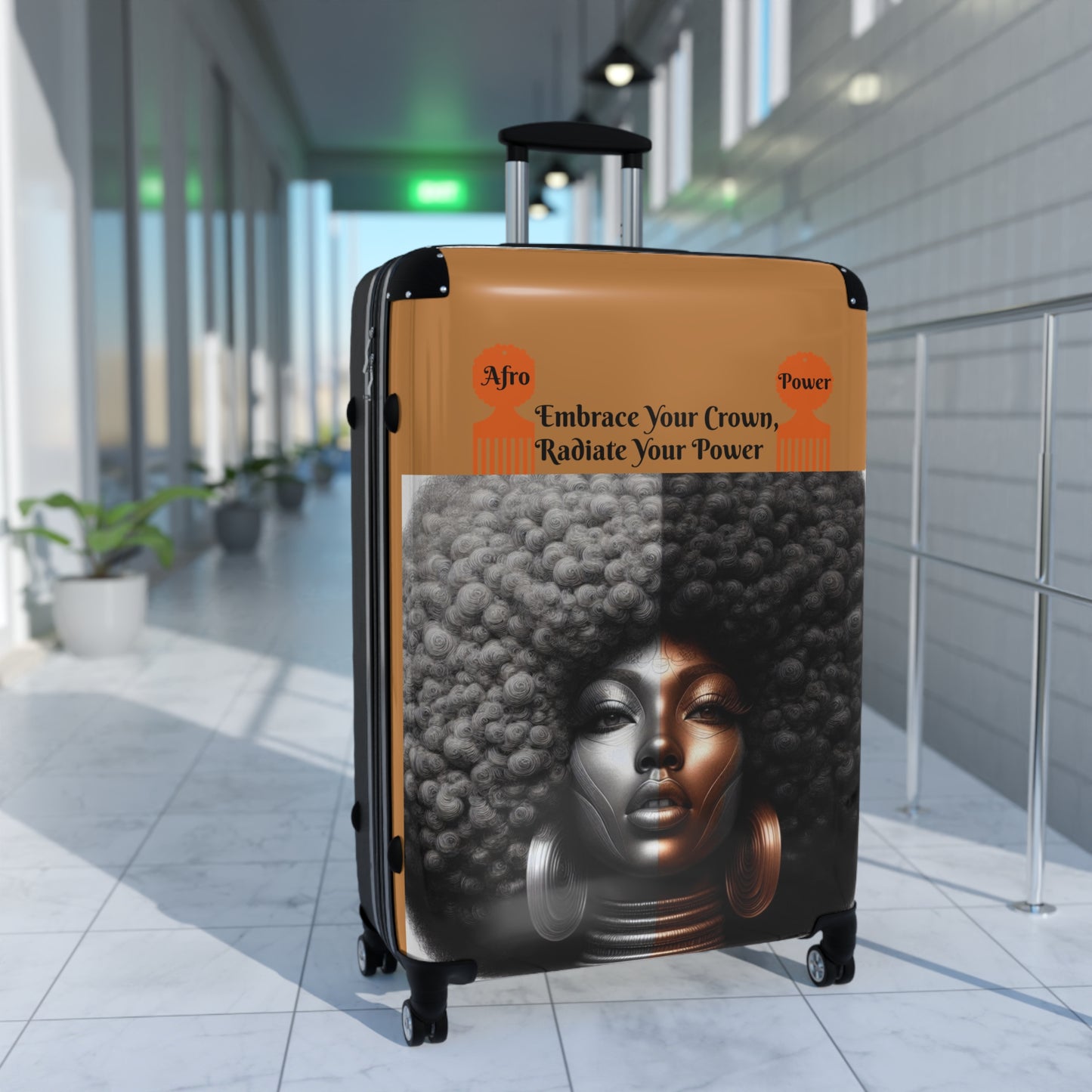Afro Power Suitcases #AP10