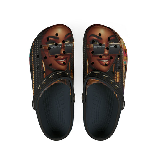 Destined For Greatness EVA Foam Rubber Shoes (AOP) #3U