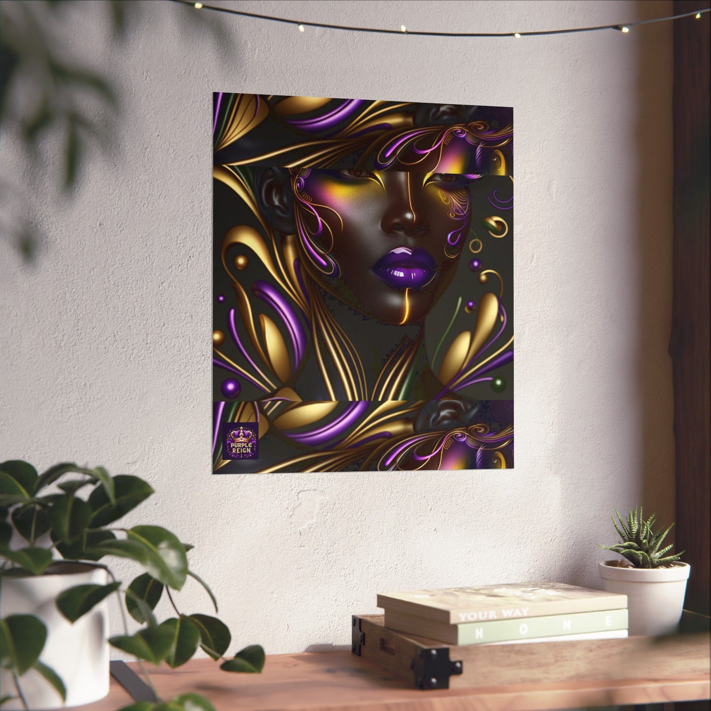 Purrple Reign Matte Vertical Posters #PR7