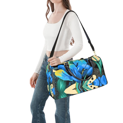 Blue Tulip Large Capacity Travel Bag-Small (Black Short Patch) (1737) Large Capacity Travel Bag-Small (Black Short Patch) (1737)