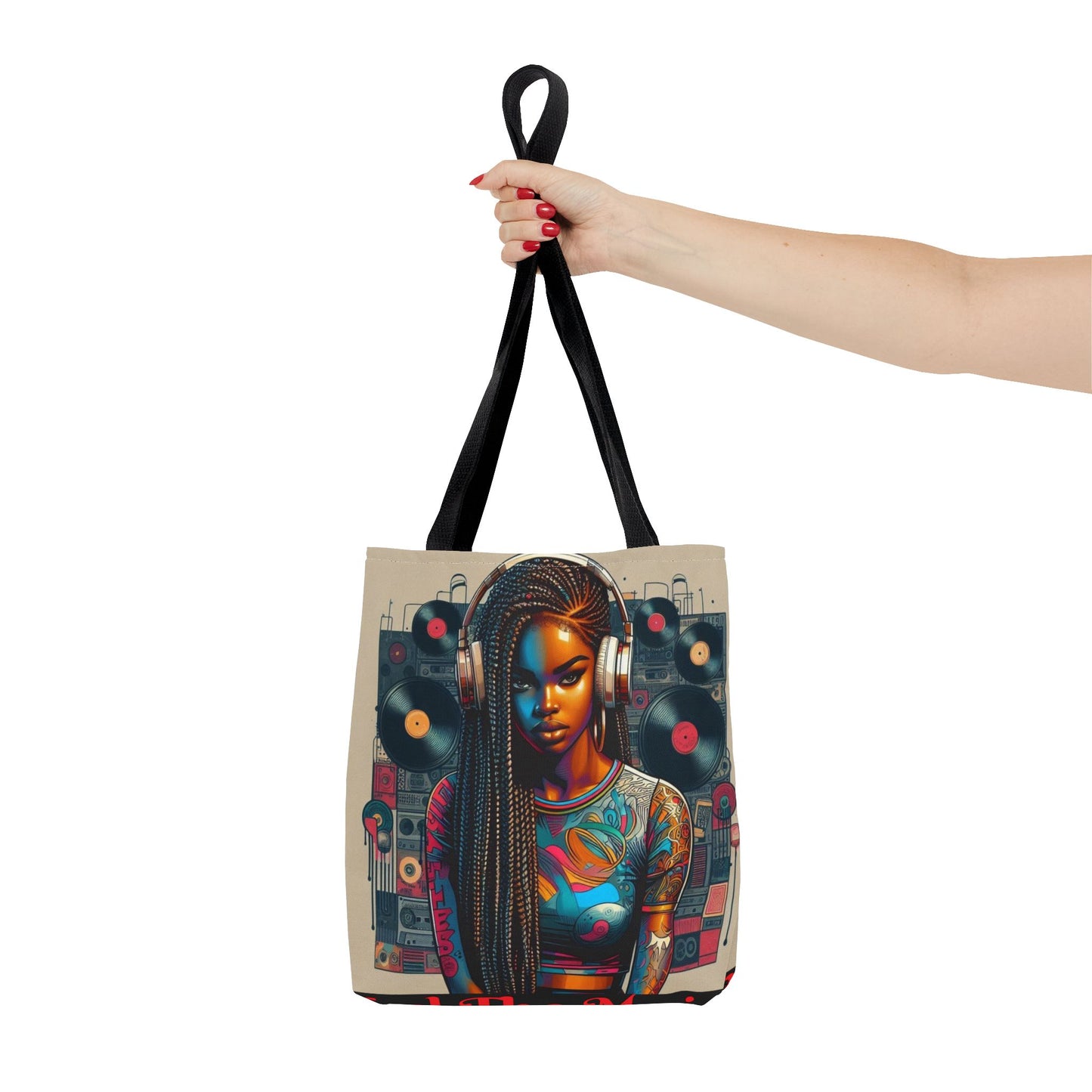 Feel The Music Tote Bag (AOP) #FM2