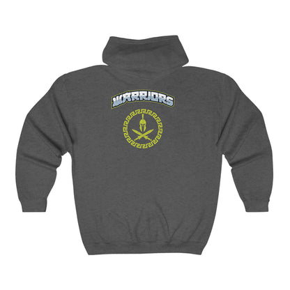 Warriors Unisex Heavy Blend™ Full Zip Hooded Sweatshirt #1U