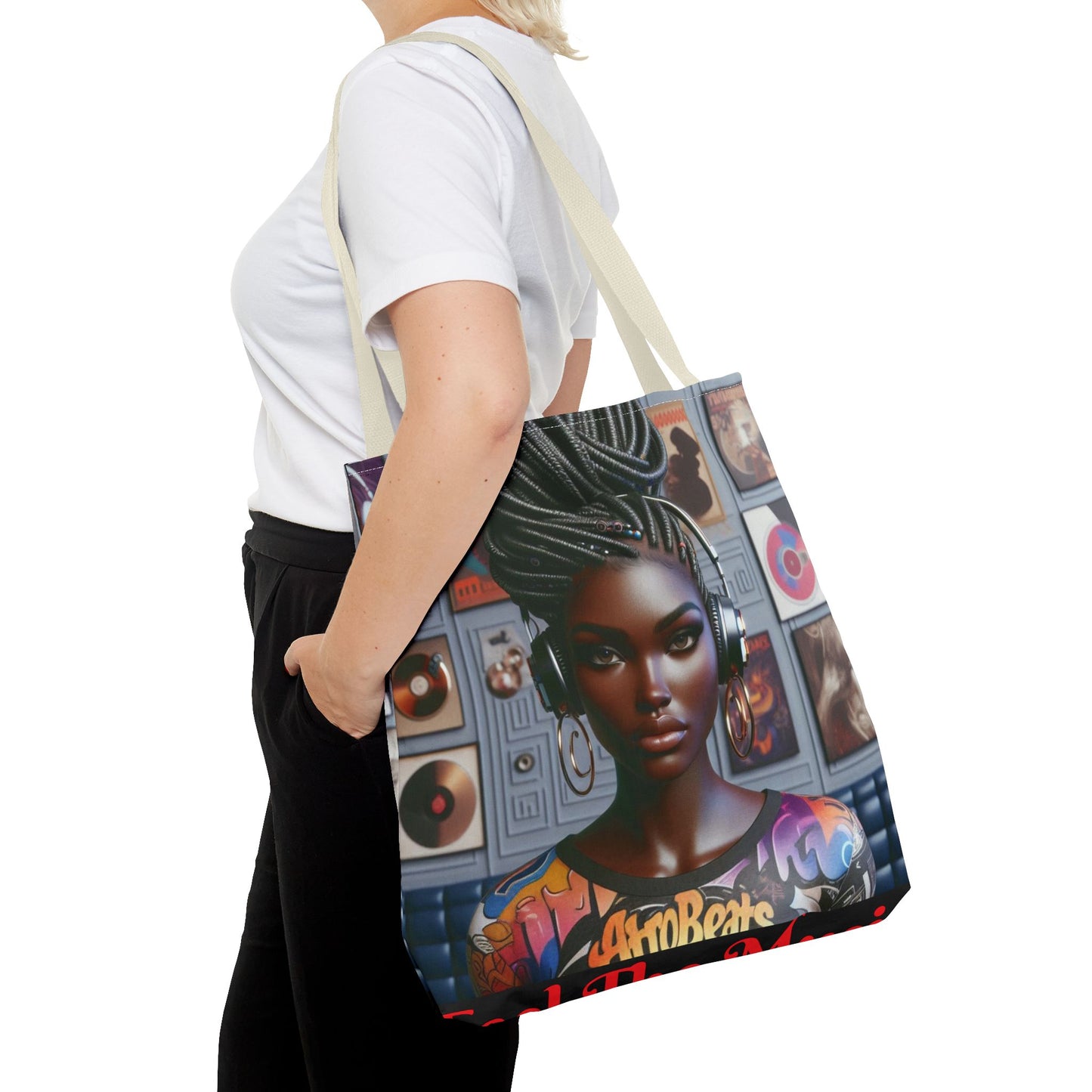 Feel The Music Tote Bag (AOP) #FM15