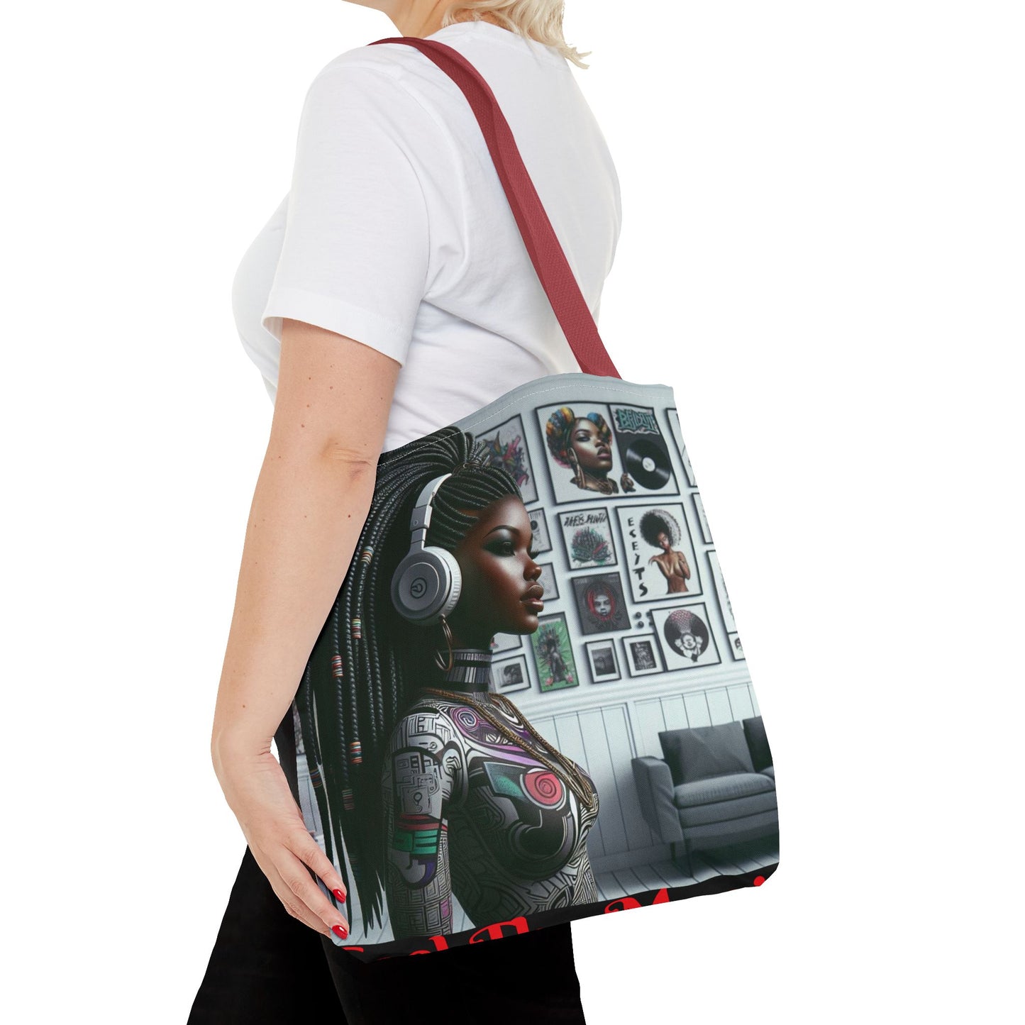 Feel The Music Tote Bag (AOP) #FM5