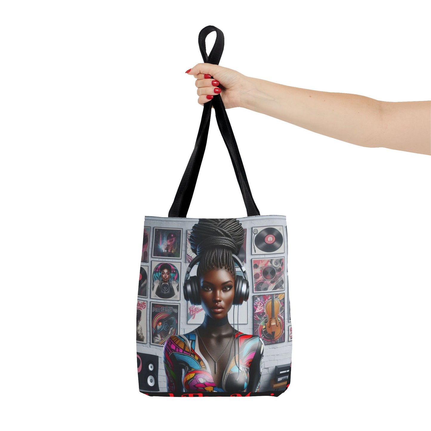Feel The Music Tote Bag (AOP) #FM20