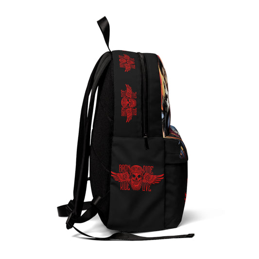 Born To Ride Unisex Classic Backpack #13M