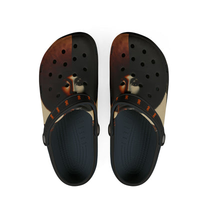 Afro Power EVA Foam Rubber Shoes (AOP) #AP1