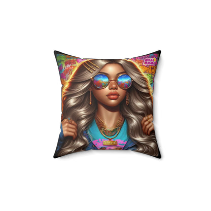 Future Boss Square Pillow #35