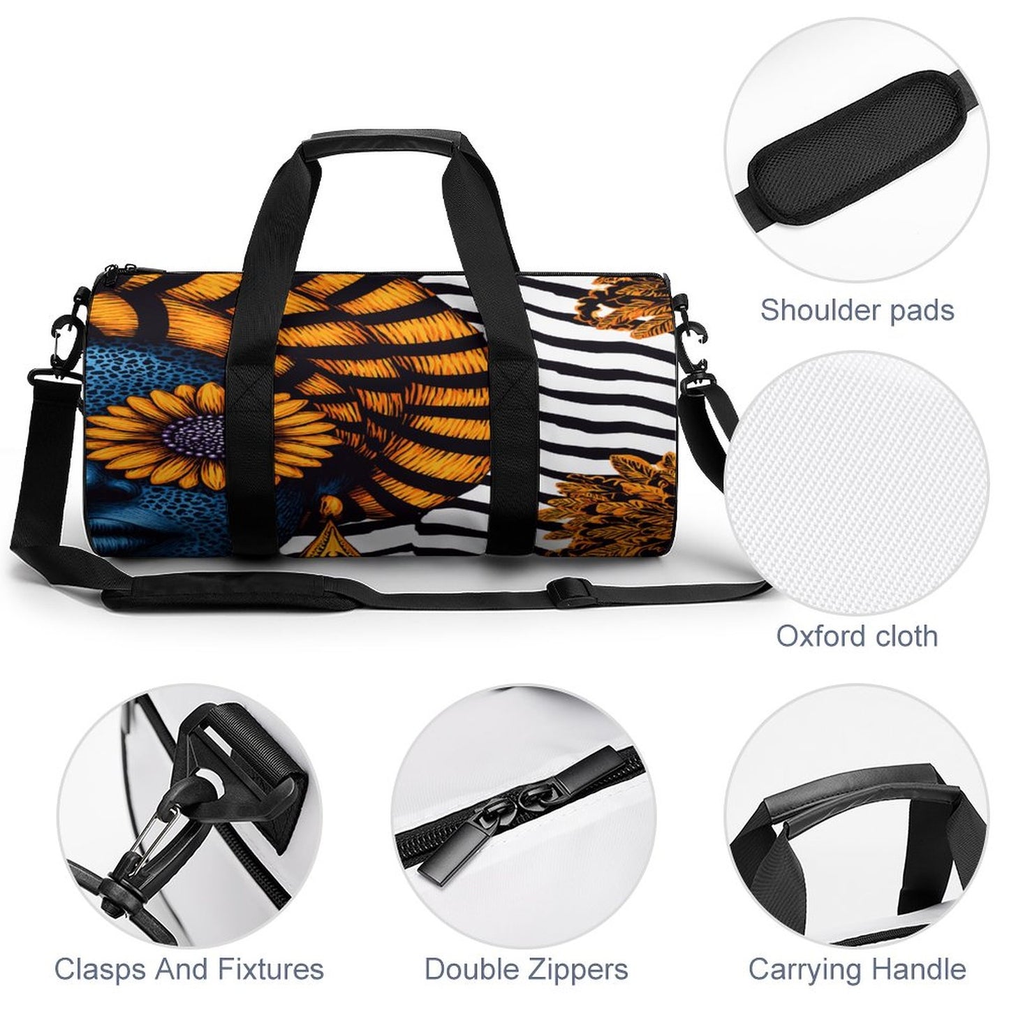 Foldable Duffel Gym Bag Q006