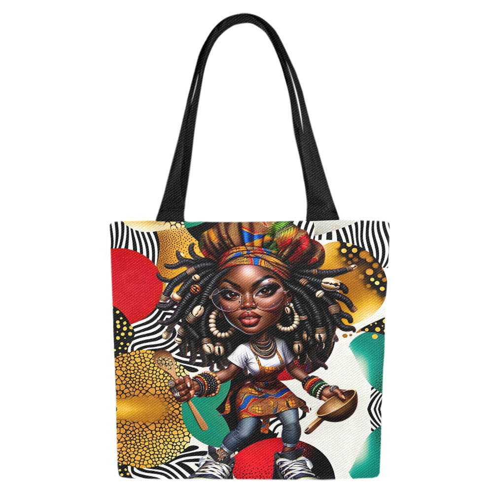 Canvas Tote Bag (Model1657) (Set of 4)