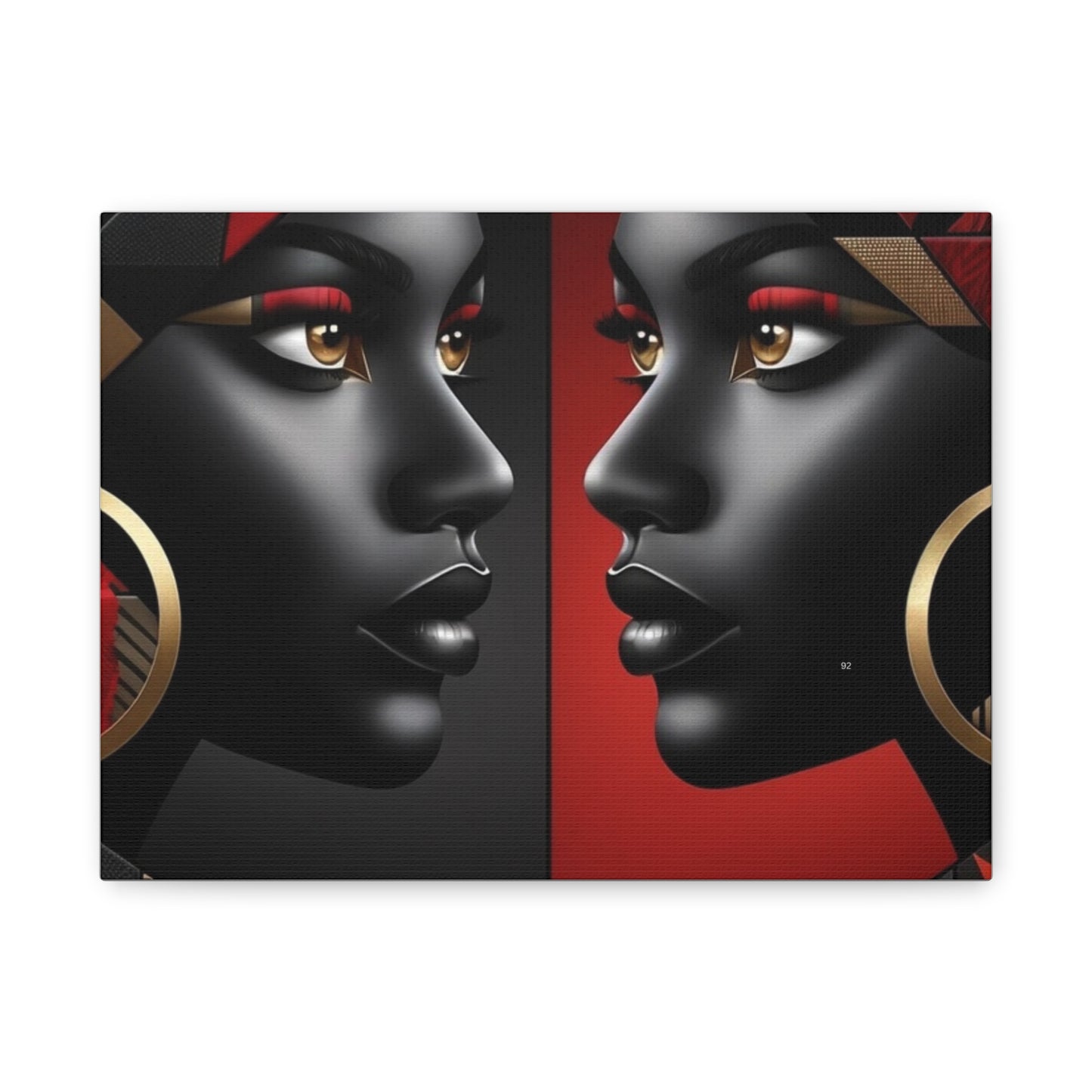 Dual Faced Matte Canvas, Stretched, 1.25" #DF1