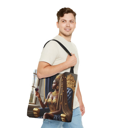 Sitting Queen Tote Bag (AOP) #T6