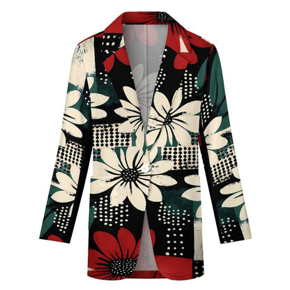 Women's Casual Suit All Over Print Women's Blazer
