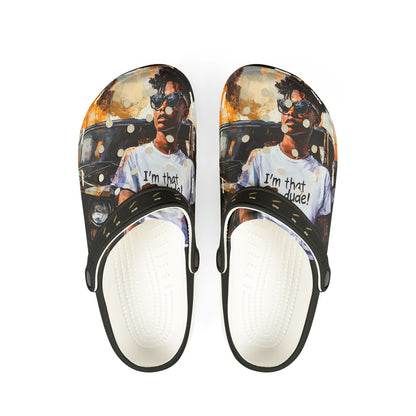 I'm That Dude EVA Foam Rubber Shoes (AOP) #1U