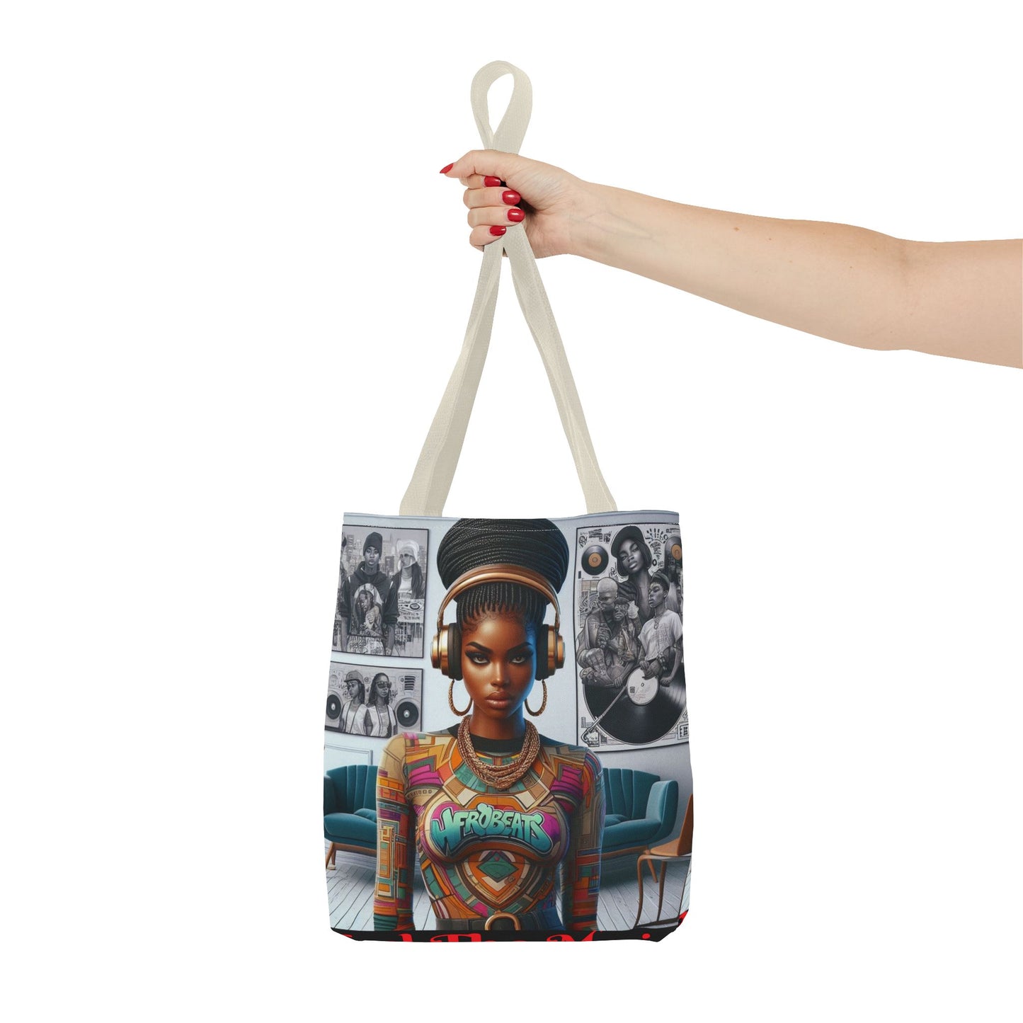 Feel The Music Tote Bag (AOP) #FM13