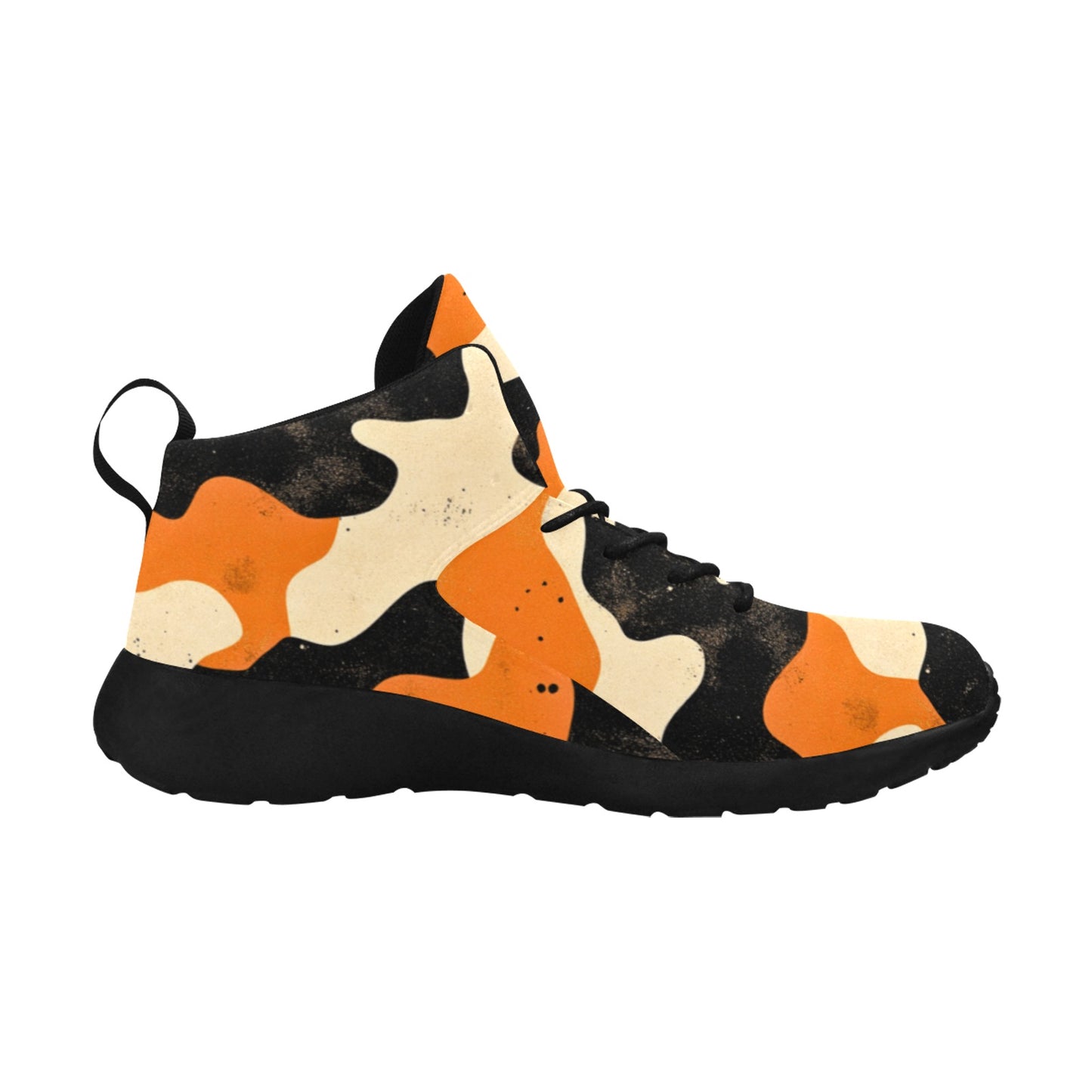 Orange Camo Pattern Men's Chukka Training Shoes Men's Chukka Training Shoes (Model 57502)