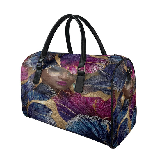 Leather travel bag