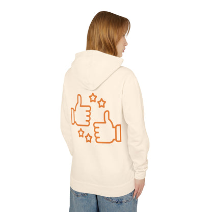 Affirmations Unisex Lightweight Hooded Sweatshirt #AU4