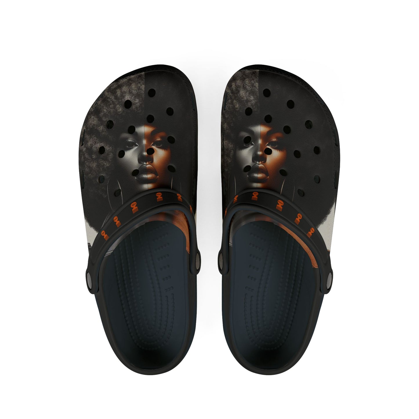 Afro Power EVA Foam Rubber Shoes (AOP) #AP1
