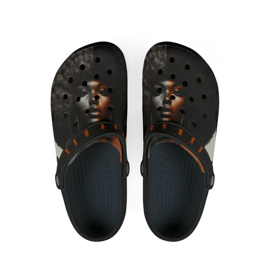 Afro Power EVA Foam Rubber Shoes (AOP) #AP1