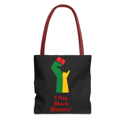 Empowering Black History Tote Bag - "I Am Black History!"