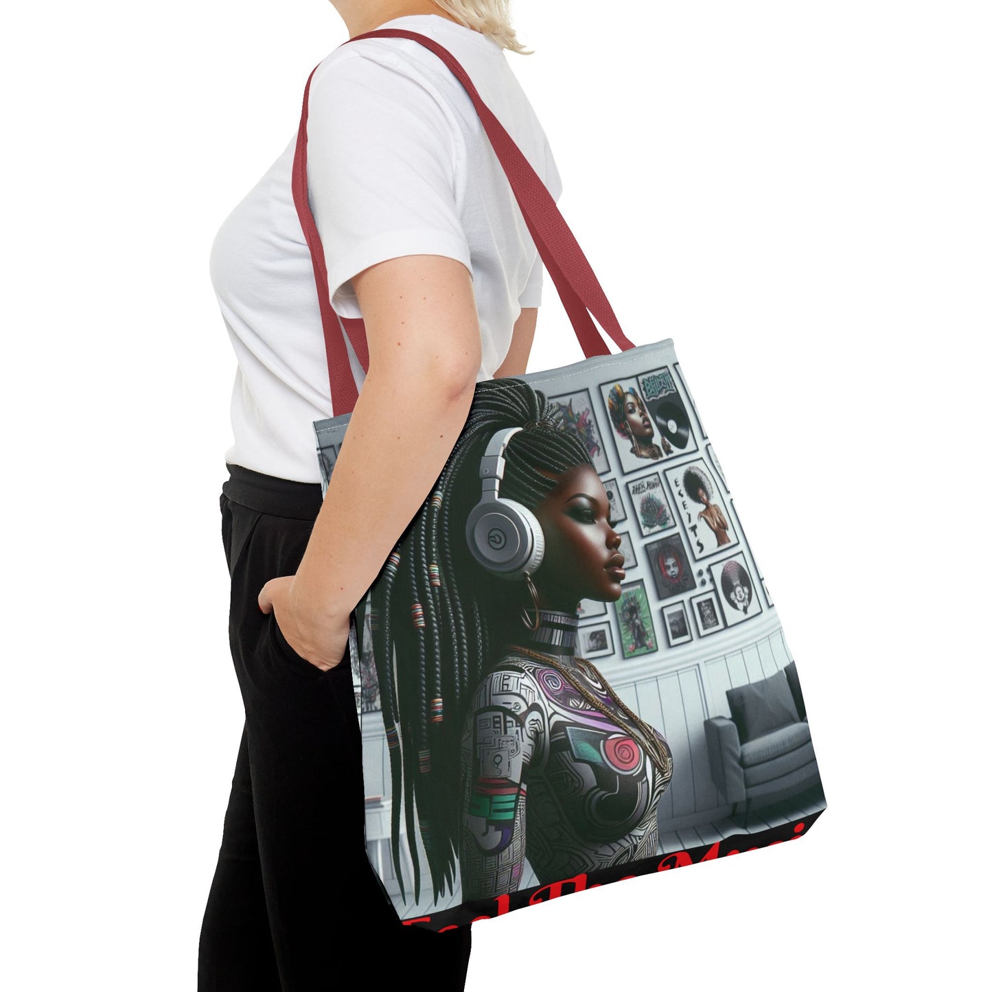 Feel The Music Tote Bag (AOP) #FM5