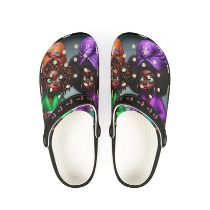 Monday Vibes EVA Foam Rubber Shoes (AOP) #MV1