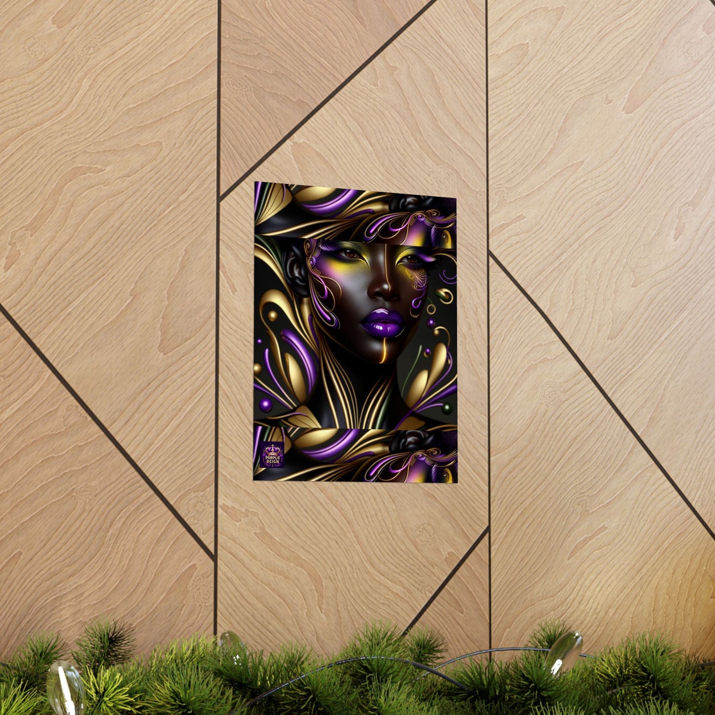 Purrple Reign Matte Vertical Posters #PR7
