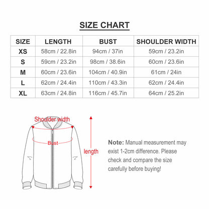 Women's Zipper Jacket LLJK (All-Over Printing)