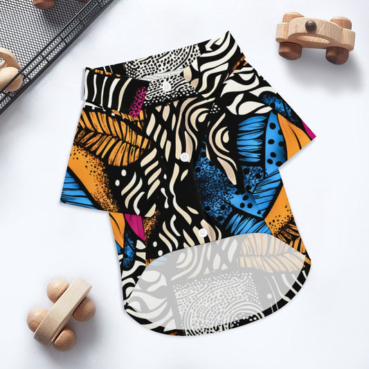 Geometric Pattern Pet shirt