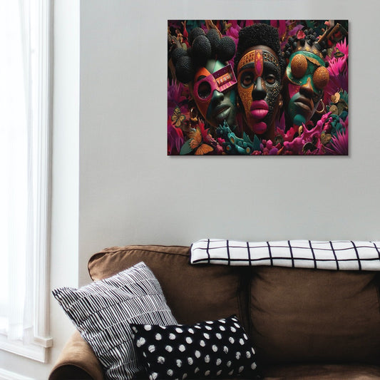 AfroCentric Canvas Print Multiple Sizes No Frame