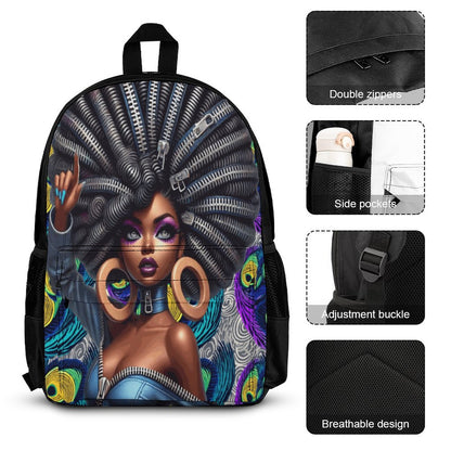 Set of 3 Bags (Shoulder Bag Lunch Bag & Pencil Pouch)