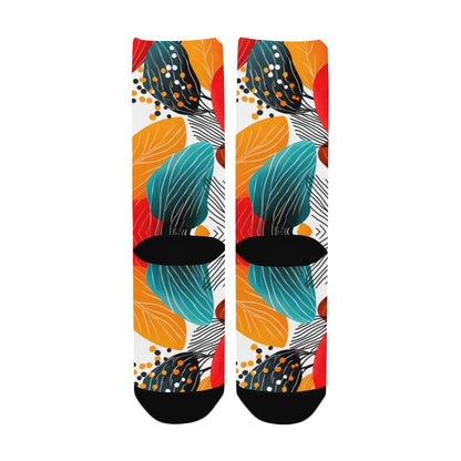 Geometric Pattern Socks for Men Women's Custom Socks